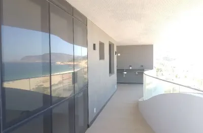 3 suítes com vista mar com varanda gourmet e 2 vagas de garagem