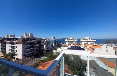 Cobertura espetacular com vista para o mar e lagoa de piratininga