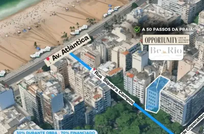 Lançamento de studios do opportunity em copacabana a 100 metros do mar na rua siqueira campos