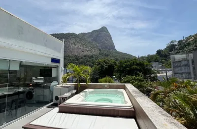 Cobertura linear vistão pedra gávea  1 quarto com dependência lázaro com espaço gourmet e hidromassagem