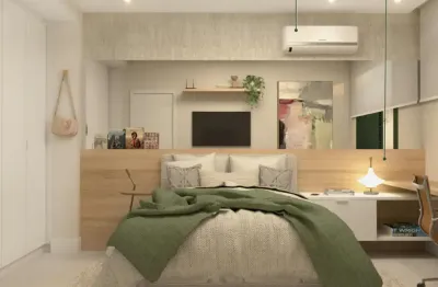 O imóvel no bairro copacabana com 58 metros quadrados com 1 quarto e 1 banheiro.