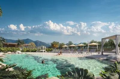 Linda casa com 4 suítes , 296m2 , condomínio boutique com piscina natural