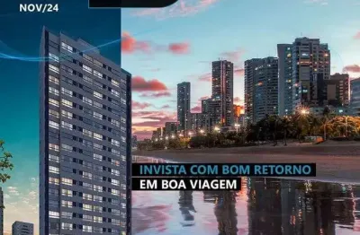 Oportunidade de investimento no allure residence | boa viagem - apartamentos de 24m²