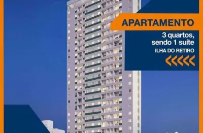 Tfs - lançamento na ilha do retiro | 3 quartos | 67m² | lazer completo (varandas da ilha)