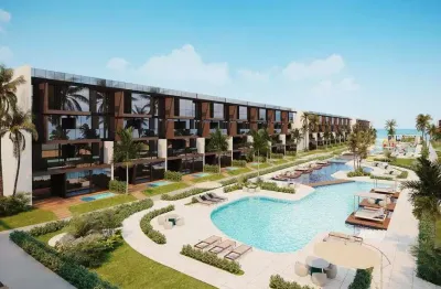 Md -apartamento para venda com 91 m² 3 quartos em muro alto - ipojuca - pe - naturê - sofisticação