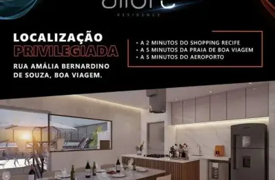 Studio para venda tem 24 metros quadrados com 17 quartos em boa viagem - recife - pe