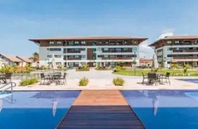 Apartamento mobiliado no condomínio cupe beach living, na praia de porto de galinhas com 2 quartos, varanda e totalemnte mobiliado.