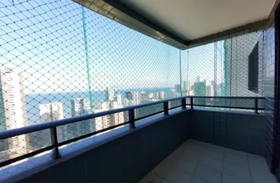 Edf. maria julia e maria da graça / vista mar| 3 quartos | dependência completa