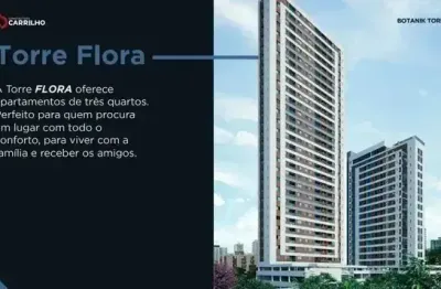 Edf botanik | torre flora | nascentes | 3 quartos | 76m² , lazer completo