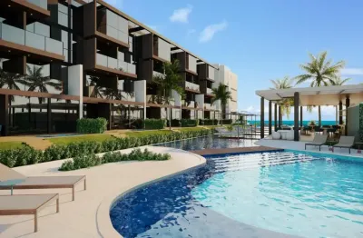 Naturê eco residência - flat com 1 quarto à venda na praia de muro alto