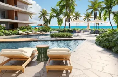 Max tulum- pé na areia - maragogi flat com 1 quarto à venda no centro