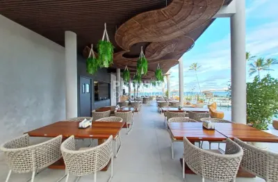 ️ apartamento pé na areia mobiliado – muro alto – 36,72m²