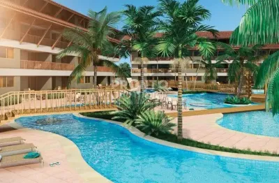 Apartamento mobiliado 2 quarto um suíte em condomínio fechado na praia de muro alto - ipojuca-pe