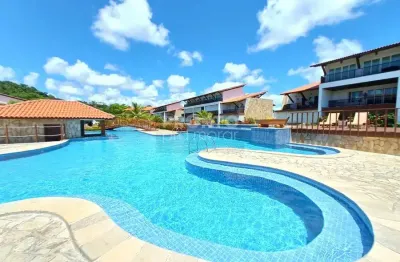 Casa duplex mobiliada em condmínio pé na areia em praia dos carneiros - tamandaré-pe