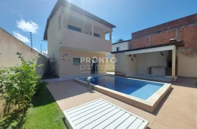 Casa duplex com área gourmet, piscina em tamandaré-pe