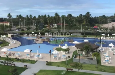 Excelente flat mobiliado localizado no muro alto condomínio club!