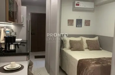 Excelente flat studio mobiliado, localizado em porto de galinhas com 21,31m² de área útil.