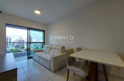 Garden ville  - excelente apartamento mobiliado no bairro de candeias, andar alto e super ventilado!