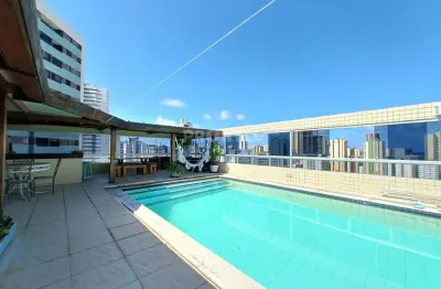 Apartamento com 4 quartos sendo 3 suites e varanda em excelente localização - boa viagem