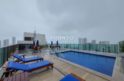 Apartamento com excelente localização mobiliado em boa viagem.