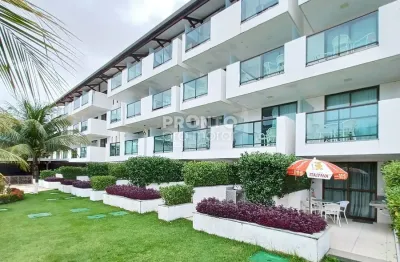 Excelente flat mobiliado localizado em porto de galinhas, com 24,57m² de área útil.