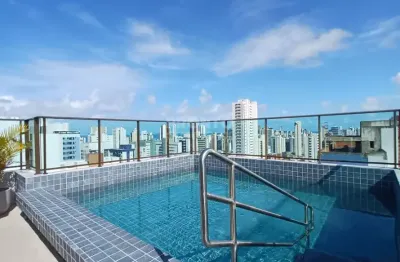 Excelente oportunidade flat  localizado em boa viagem com lazer completo!