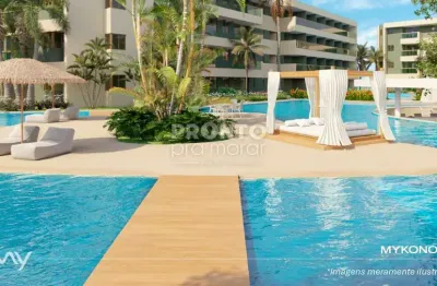 Excelente flat em construção localizado em muro alto, com 26m² de área útil.