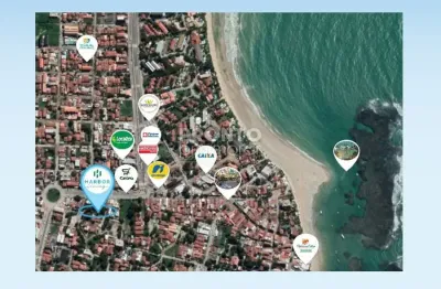 Duplex compacto com piscina de borda infinita: investimento inteligente em porto de galinhas