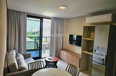 Apartamento mobiliado em cais eco residência muro alto, ipojuca / pe