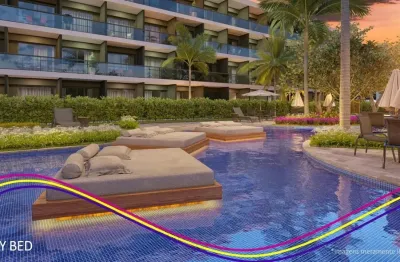 Apartamento com 2 quartos 1 suíte em makai resort em muro alto - ipojuca - pe