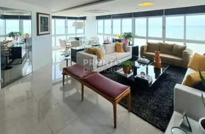 Excelente apartamento de alto padrão na avenida boa viagem – 160m²