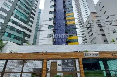 Apartamento de alto padrão em boa viagem com 155m², 3 vagas e lazer completo — visite