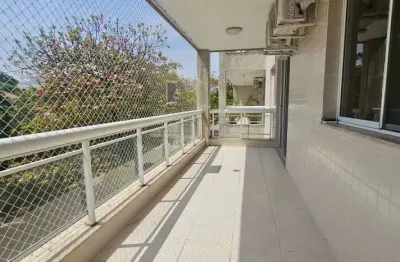 Apartamento no recreio dos bandeirantes, com 117 m² – 3 quartos (1 suíte), dependência completa, 2 vagas - rio de janeiro-rj