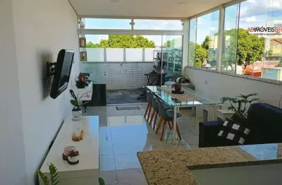 Cobertura com área de 128,91m², 03 quartos, 01 suíte, 02 vagas de garagem, no santa inês