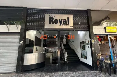 Loja com 24m², 01 banheiro, na galeria royal center na savassi