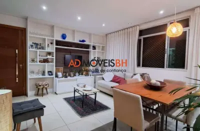 Apartamento com área de 77m², com 03 quartos, 01 suíte, 02 vagas de garagem, prédio com elevador, no dona clara