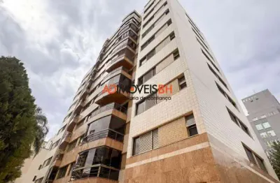 Apartamento com área de 180m², 04 quartos, 02 suítes, 02 vagas, prédio com lazer, no gutierrez