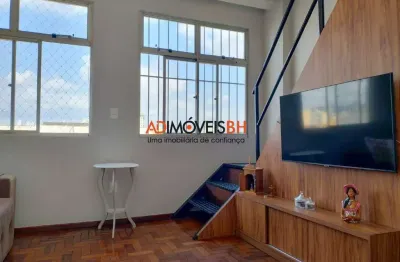Cobertura com área total de 116m², 03 quartos, 01 suíte, 01 vaga de garagem, no padre eustáquio