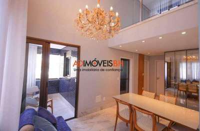 Apto cobertura à venda, 3 quartos, 2 suítes, 4 vagas, sagrada família - belo horizonte/mg