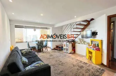 Cobertura de aproximadamente 200m² à venda – 3 quartos, 1 suíte, 2 vagas – gutierrez