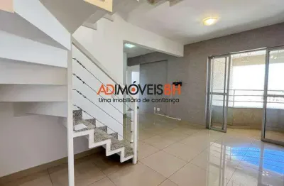 Apto cobertura à venda, 3 quartos, 1 suíte, 4 vagas, estoril - belo horizonte/mg