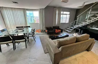 Apto cobertura à venda, 4 quartos, 1 suíte, 4 vagas, nova floresta - belo horizonte/mg
