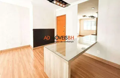 Apartamento à venda, 2 quartos, 1 suíte, 2 vagas, Castelo - Belo Horizonte/MG