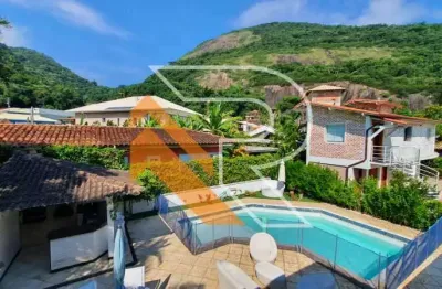 Casa em condomínio fechado com 4 quartos à venda na estrada de itacoatiara, itacoatiara, niterói, 350 m2 por r$ 3.000.000