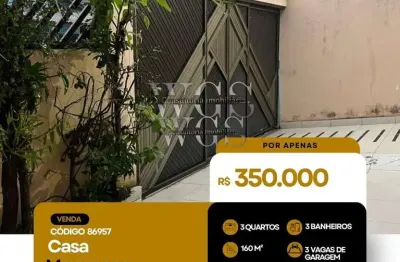 Casa com 3 quartos à venda na Rua Eugênio Orlando Tamagnini, 198, Pedreira, Mongaguá