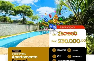 Apartamento Pronto para Morar na Zona Sul – 2 Dorms, 1 Vaga e Lazer Completo