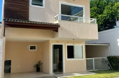 Casa em condomínio fechado com 3 quartos à venda na rua rio das graças, recreio ipitanga, lauro de freitas, 100 m2 por r$ 690.000