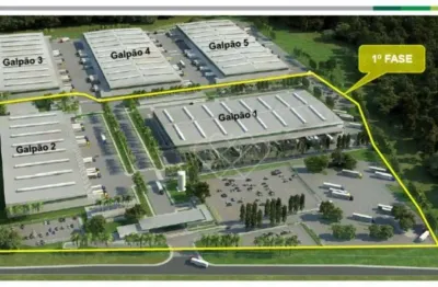Complexo industrial com pavilhões modulares acima de 2.000m²
