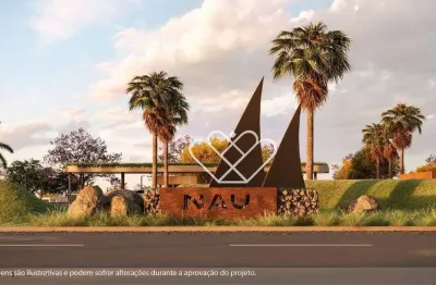 Lote de 300m² em terreno plano no luxuoso condomínio nau marina e moradas: proximidade com natureza