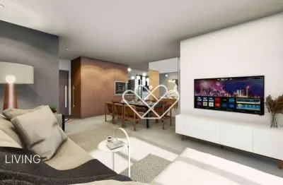Espaçoso apartamento de 96,99m² com 3 dormitórios e suíte no dom residence